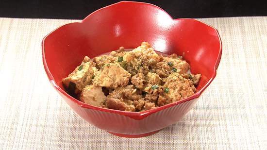 一丁まるごと麻婆豆腐