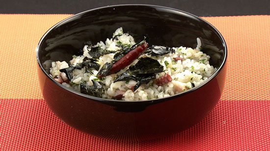 タコの香りチャーハン