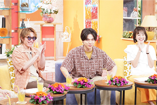 安田章大、重岡大毅（WEST.）、高橋真理恵（関西テレビアナウンサー）
