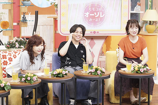 ハイヒールモモコ、重岡大毅（WEST.）、高橋真理恵（関西テレビアナウンサー）