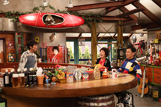 石田明（NONSTYLE）、森山良子、岡村隆史（ナインティナイン）