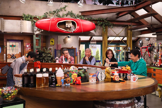 石田明（NON STYLE）、間寛平、村上ショージ、相川七瀬、岡村隆史（ナインティナイン）