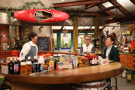 石田明（NON STYLE）、円広志、岡村隆史（ナインティナイン）