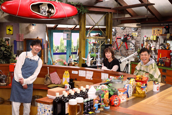 石田明（NON STYLE）、佐藤仁美、岡村隆史（ナインティナイン）