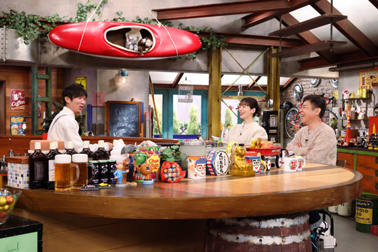 石田明（NON STYLE）、桜井ユキ、岡村隆史（ナインティナイン）