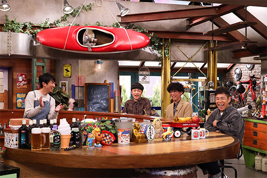 石田明（NON STYLE)、たくろう、岡村隆史（ナインティナイン）