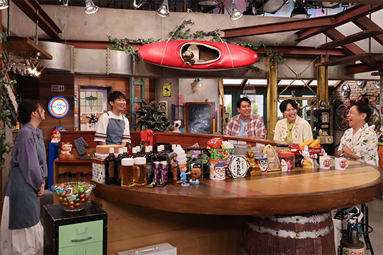 田中友梨奈（カンテレアナウンサー）、石田明（NON STYLE)、レインボー、岡村隆史（ナインティナイン）