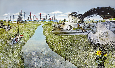 福島 原発ススキの里©Fujishiro Seiji Museum 2012