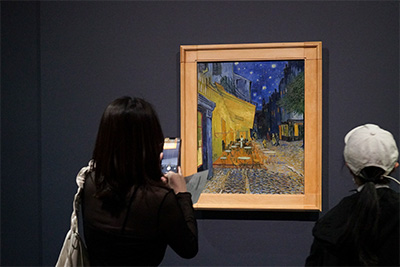 阪神・淡路大震災30年 大ゴッホ展 夜のカフェテラス