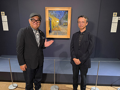 阪神・淡路大震災30年 大ゴッホ展 夜のカフェテラス