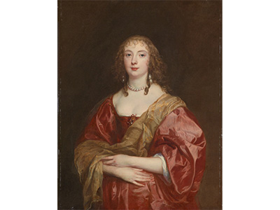 アントニー・ヴァン・ダイク《ベッドフォード伯爵夫人 アン・カーの肖像》