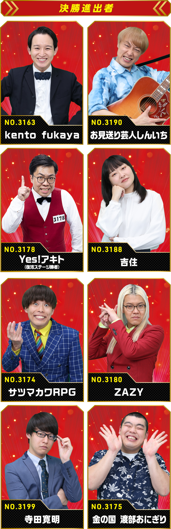 決勝進出者