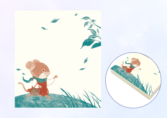 ルリの和紙ブロックメモ