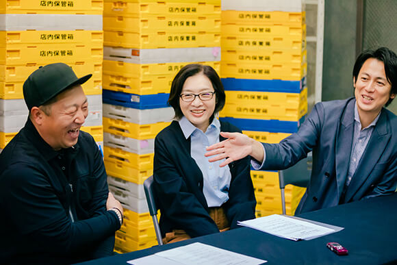 増田裕次、高橋美幸、河西秀幸