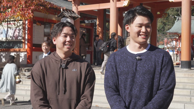 村上頌樹投手、森下翔太選手