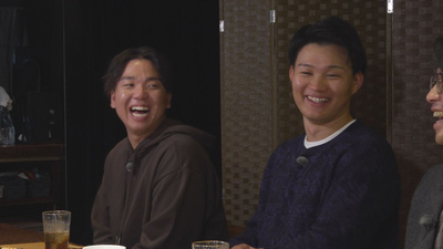 村上頌樹投手、森下翔太選手