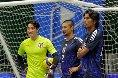 南 雄太（元日本代表GK）、坪井慶介（元日本代表DF）、中澤佑二（元日本代表DF）