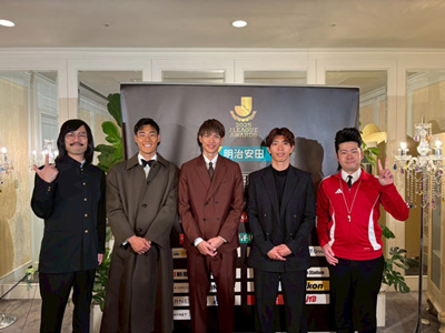 ジョックロック（福本ユウショウ・ゆうじろー）扇原貴宏・山川哲史・宮代大聖（ヴィッセル神戸）