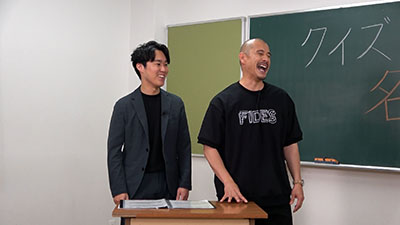 近藤岳登、服部優陽（カンテレアナウンサー）