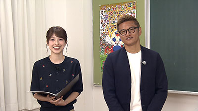 播戸竜二、舘山聖奈（関西テレビアナウンサー）