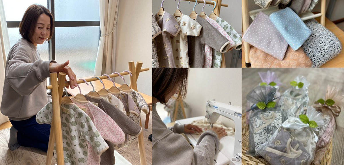 【ぷらす8“ 活動報告】小さくうまれてきた赤ちゃんに ぴったりのベビー服を届けたい