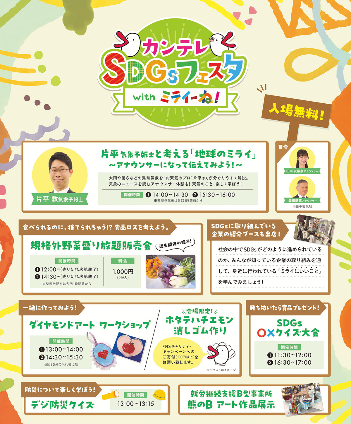カンテレSDGsフェスタ with ミライーね！