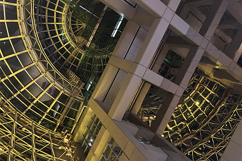 「障害者週間」～障害のある人も参加できる社会づくりのために～社屋をイエローライトアップ