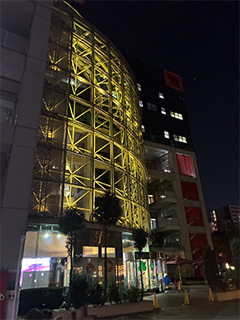 「障害者週間」～障害のある人も参加できる社会づくりのために～社屋をイエローライトアップ