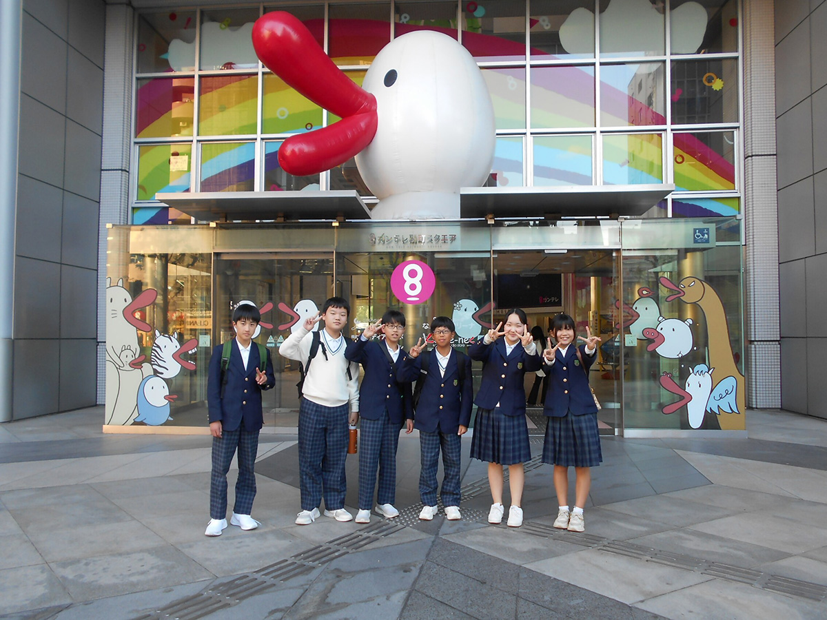 企業訪問「調べ学習」・修学旅行の広島市立城南中学校の2年生が来社