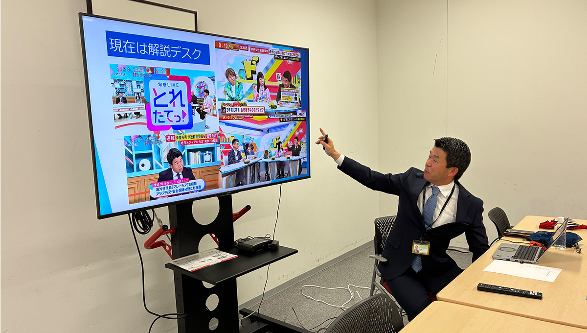 立命館大学産業社会学部の学生が来社・SNSが変えた選挙報道について議論