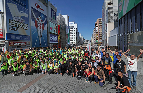 「ごみゼロの日」・今年は大阪を代表する二つの商店街と一緒に、2日間にわたって実施しました！