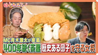 400年続く茶屋 歴史ある団子 を守る女将