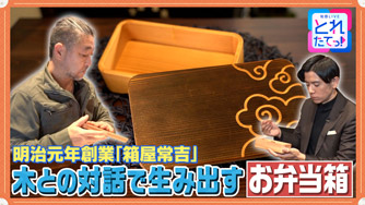 木との対話で生み出すお弁当箱