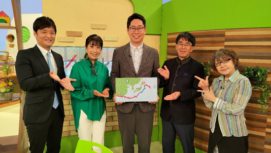 気象予報士・片平敦さんがゲスト