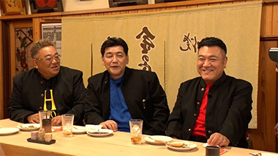 伊達みきお、富澤たけし、山崎弘也