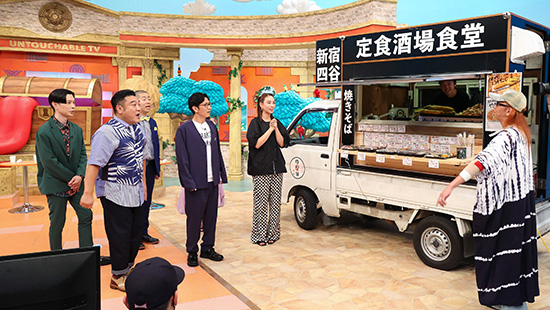 ハライチ(澤部佑・岩井勇気)、アンタッチャブル(山崎弘也)、滝沢カレン