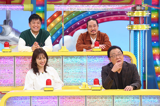 ヤナギブソン(ザ・プラン9)、西田幸治(笑い飯) 下段左から)磯山さやか、梅沢富美男