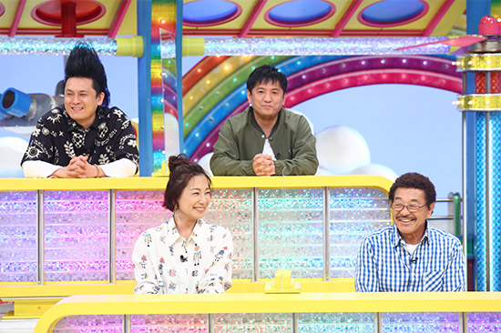 岩部彰(ミサイルマン)、三船美佳、ヤナギブソン(ザ・プラン9)、具志堅用高