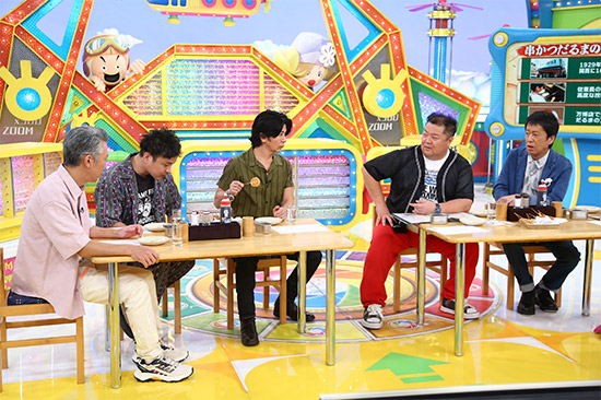 モンスターエンジン（西森洋一、大林健二）、武田真治、ブラックマヨネーズ（小杉竜一、吉田敬）