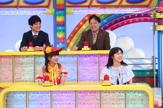 ♥さゆり（かつみ♥さゆり）、峯岸みなみ 後列）タナからイケダ（田邊孟徳、池田周平）