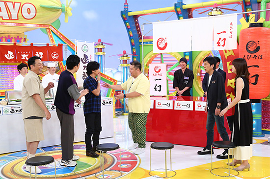 藤崎マーケット、武田真治 、ブラックマヨネーズ（小杉竜一、吉田敬）、橋本和花子アナウンサー