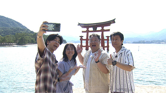 武田真治、磯山さやか、ブラックマヨネーズ（小杉竜一、吉田敬）