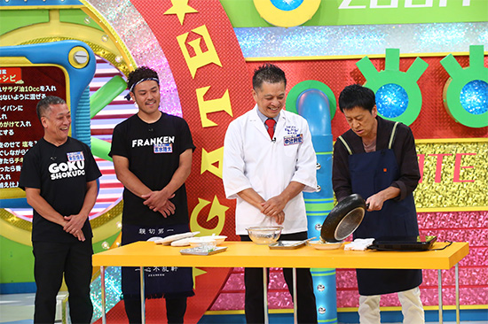 チャーライ極・米島博幸さん、フラン軒・志水隆太さん、大阪炒飯倶楽部・中辻利宏さん、吉田敬