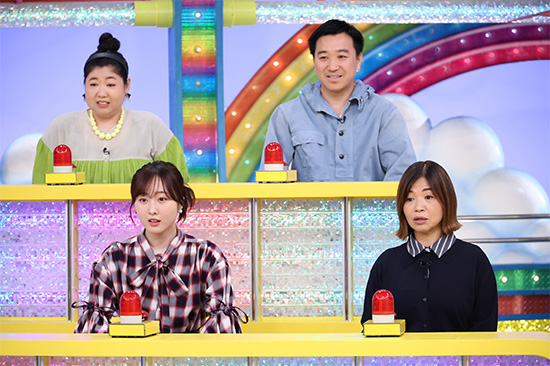 本田望結、大久保佳代子、馬場園梓、月亭八光