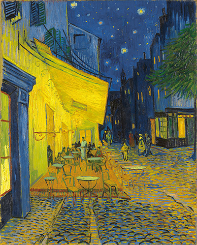 《夜のカフェテラス（フォルム広場）》