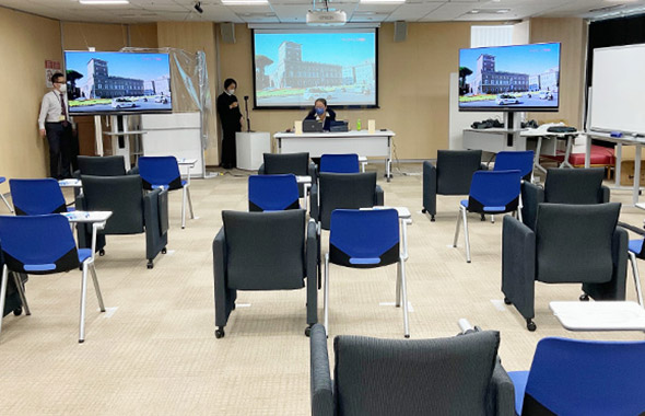 旅行講座「たびコト塾」での体験イベントの様子