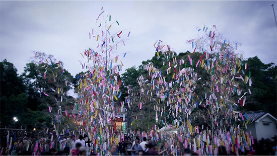 風物詩の七夕祭り
