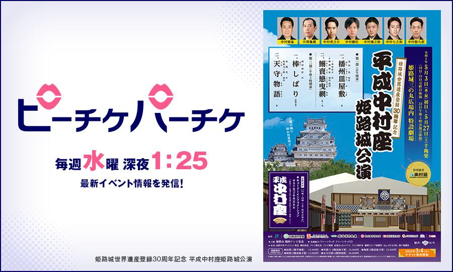 姫路城世界遺産登録30周年記念 平成中村座姫路城公演