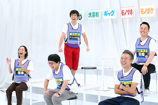GAG坂本、GAG宮戸、モンスターエンジン西森 後列左から)スマイルウーイェイよしたか、藤崎マーケット田崎